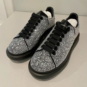 Alexander McQueen crystal embellished oversized sneaker